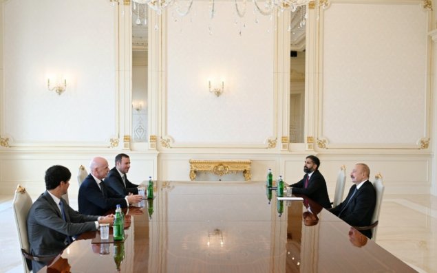 Prezident İlham Əliyev Canni İnfantinonu qəbul edib
