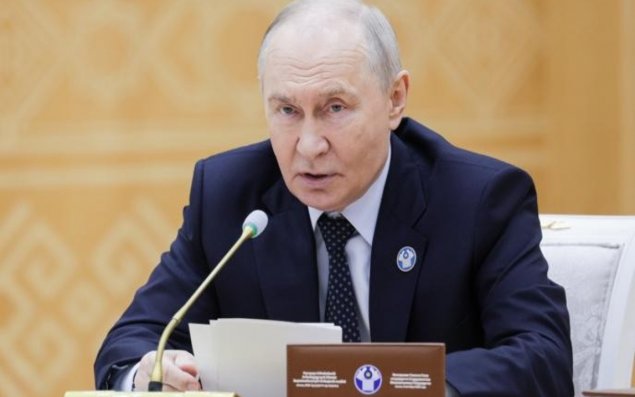 Putin: Xəzər dənizi təkcə Rusiyada 20 min kvadrat kilometrdən çox azalıb