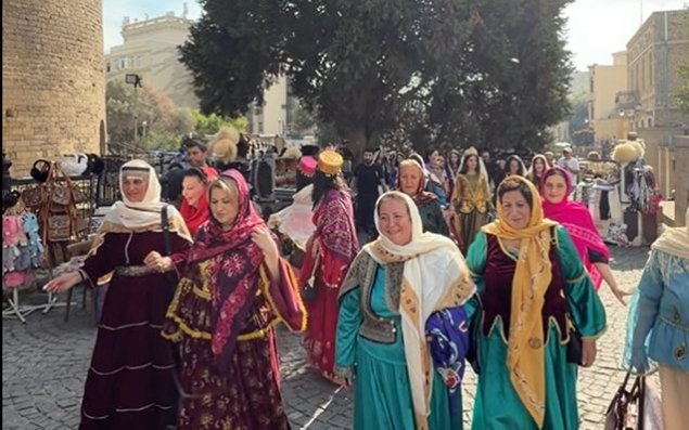 Bakıda “Kəlağayı” yürüşü - VİDEO
